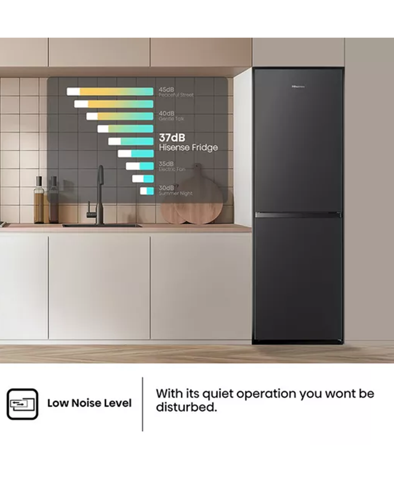 Hisense Freestanding 50/50 Fridge Freezer 183cm (H) | Black - RB327N4BBE Redmond Electric Gorey