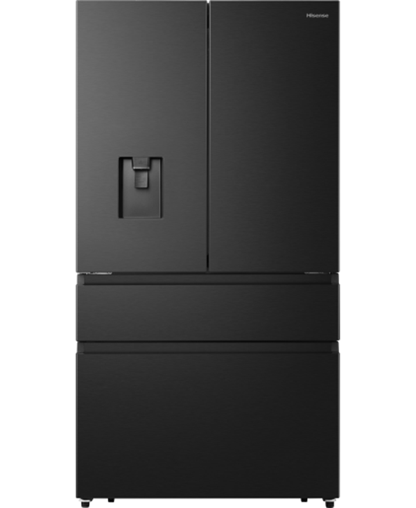 Hisense Pureflat French Door, American Fridge Freezer | Black Stainless Steel - RF749N4SWFE Redmond Electric Gorey