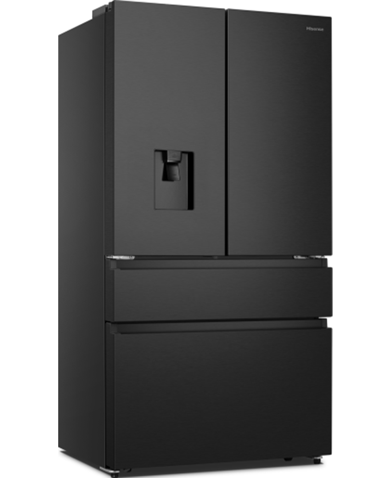 Hisense Pureflat French Door, American Fridge Freezer | Black Stainless Steel - RF749N4SWFE Redmond Electric Gorey