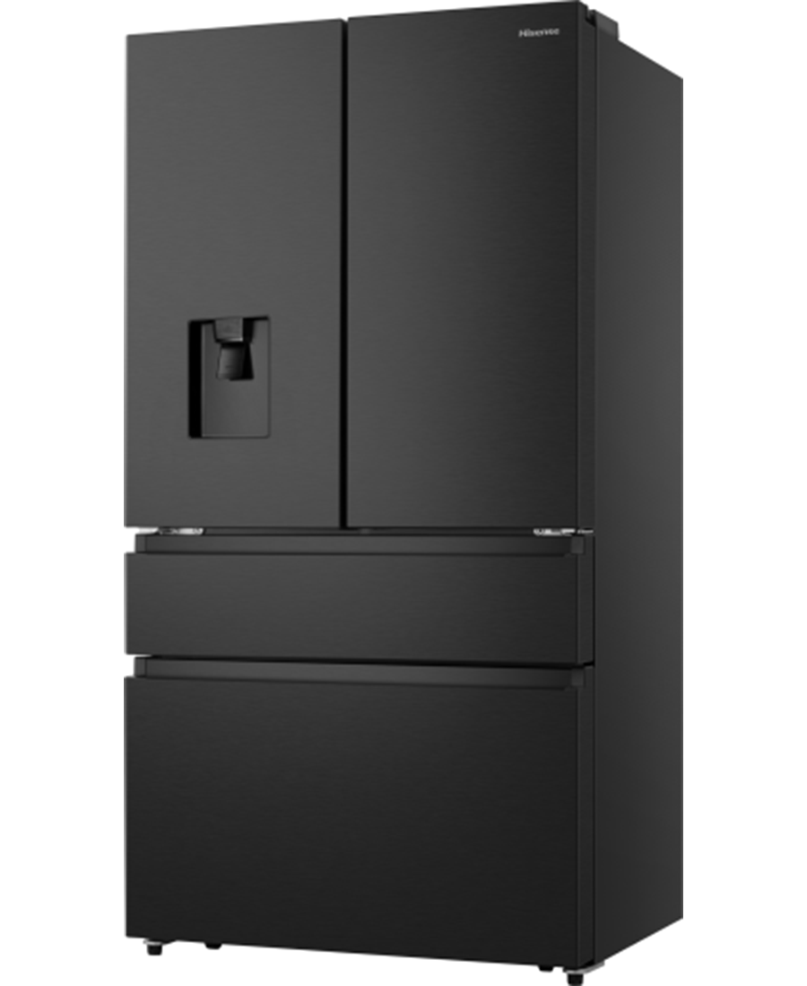Hisense Pureflat French Door, American Fridge Freezer | Black Stainless Steel - RF749N4SWFE Redmond Electric Gorey