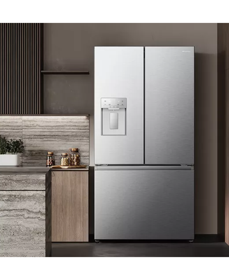 Hisense PureFlat French Door Fridge Freezer | 179cm (H) | Stainless Steel Redmond Electric Gorey