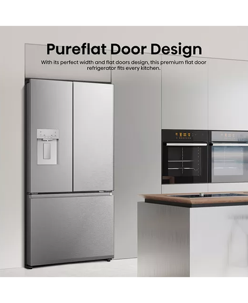 Hisense PureFlat French Door Fridge Freezer | 179cm (H) | Stainless Steel Redmond Electric Gorey