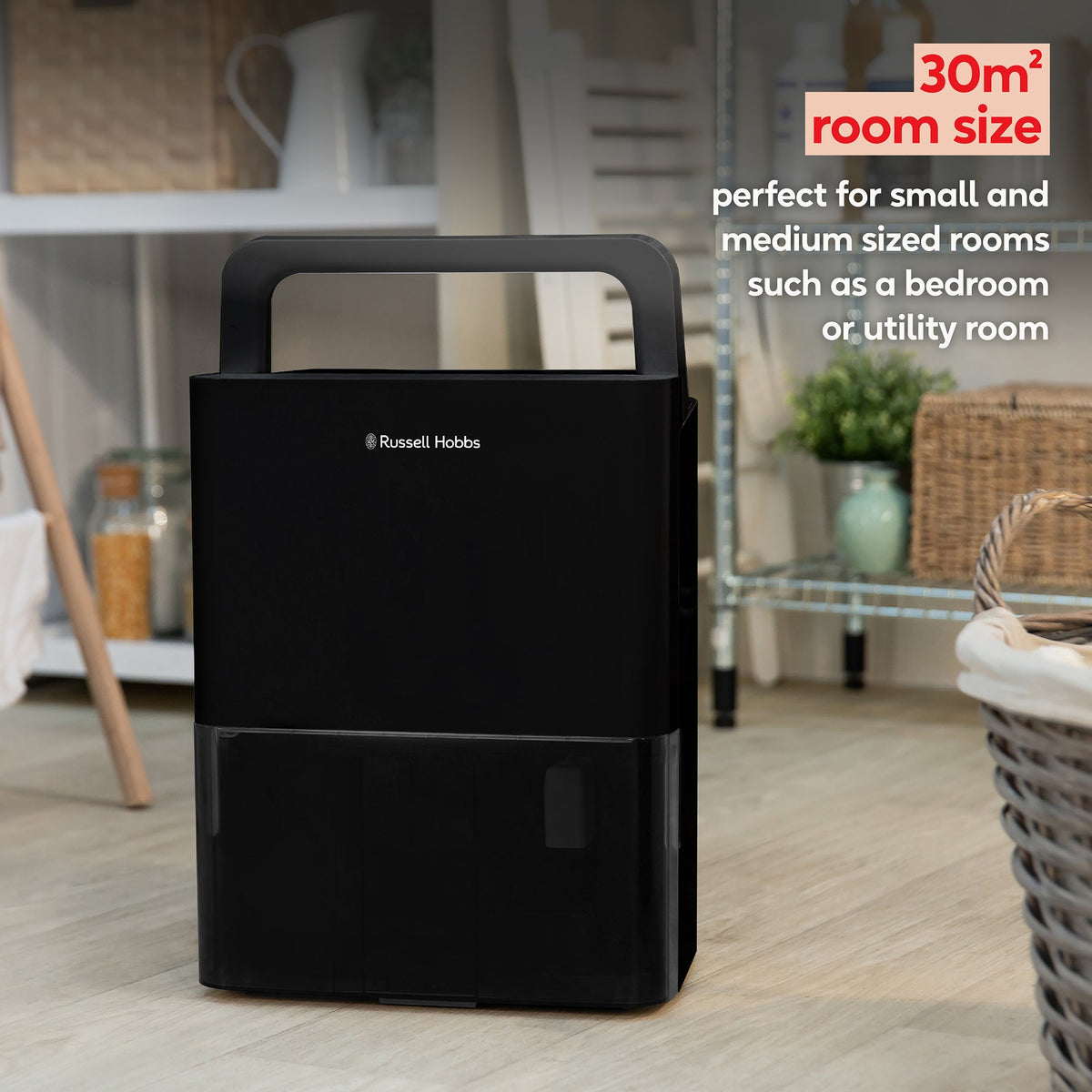 Russell Hobbs 10L Dehumidifier Black | RHDH1001/B RHDH1001/B