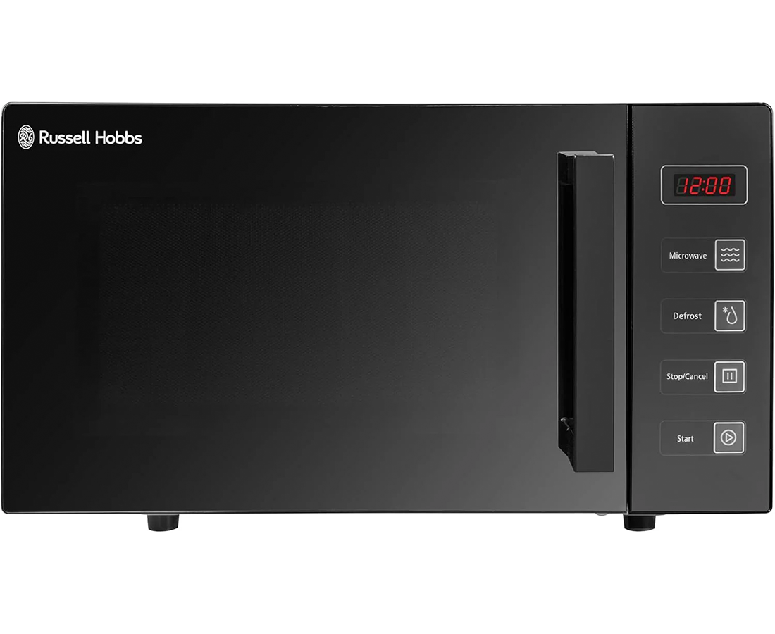 Russell Hobbs 23L 800W Solo Flatbed Microwave | Black - RHEM2301B Redmond Electric Gorey