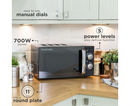 Russell Hobbs Inspire 17L 700W Microwave | Black - RHM1731B