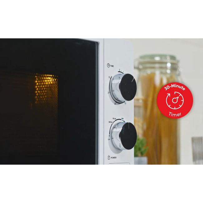 17L 700W Manual Microwave White