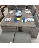 RedOutdoors Monte Carlo 4+4 Seater Cube Dining Set - RO-MC003 Redmond Electric Gorey