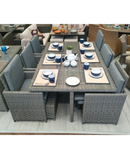 RedOutdoors Monte Carlo 6+4 Seater Cube Dining Set - RO-MC005 Redmond Electric Gorey