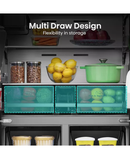 Hisense PureFlat American Smart Fridge Freezer | Black Stainless Steel - RQ760N4SBFE Redmond Electric Gorey