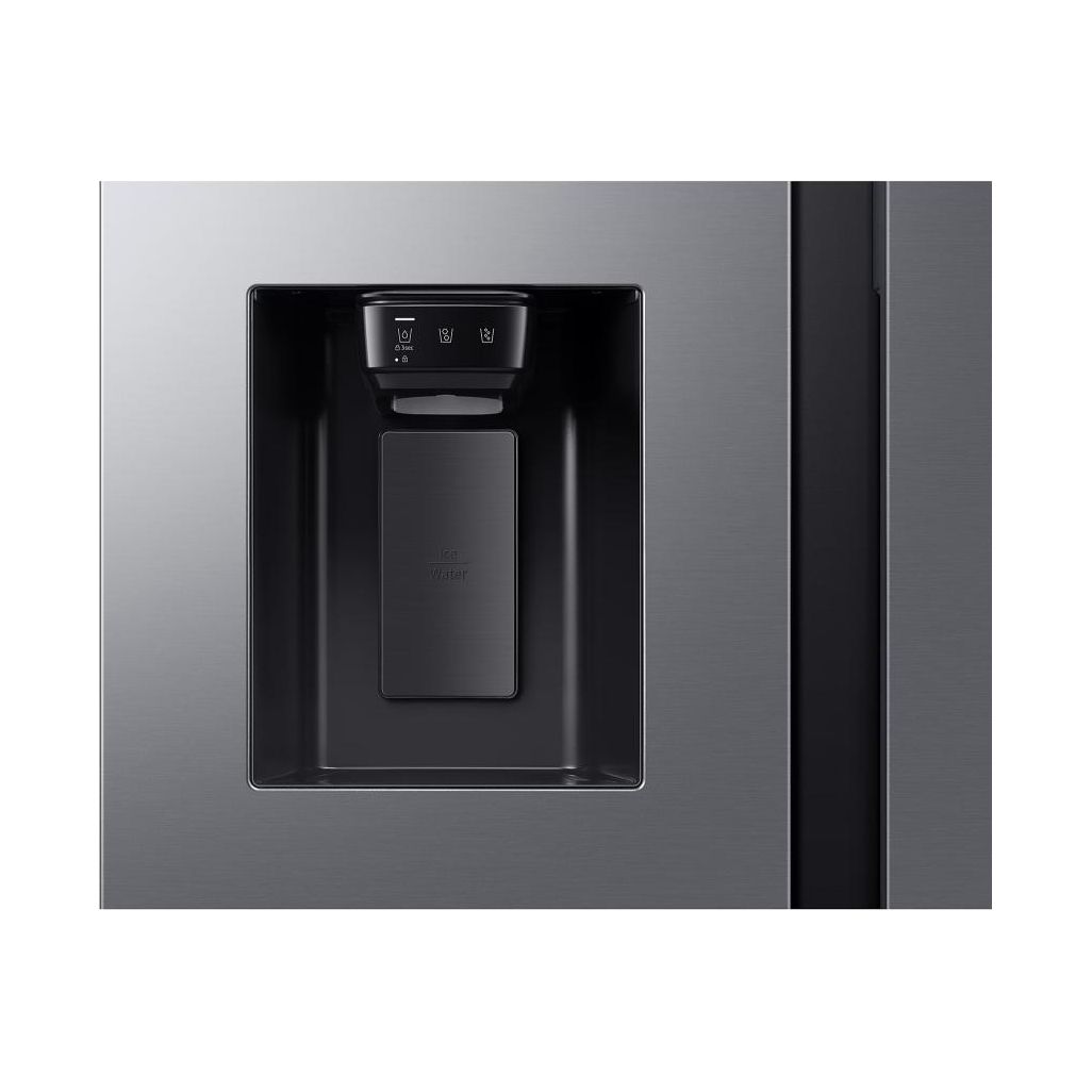 Samsung Bespoke AI Series 6 640L Side-by-Side Fridge Freezer Silver RS70F65KETEU