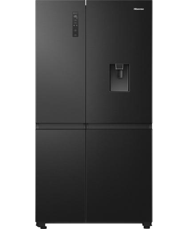 Hisense Pureflat Smart American Fridge Freezer | Black Stainless Steel - RS840N4WFE Redmond Electric Gorey