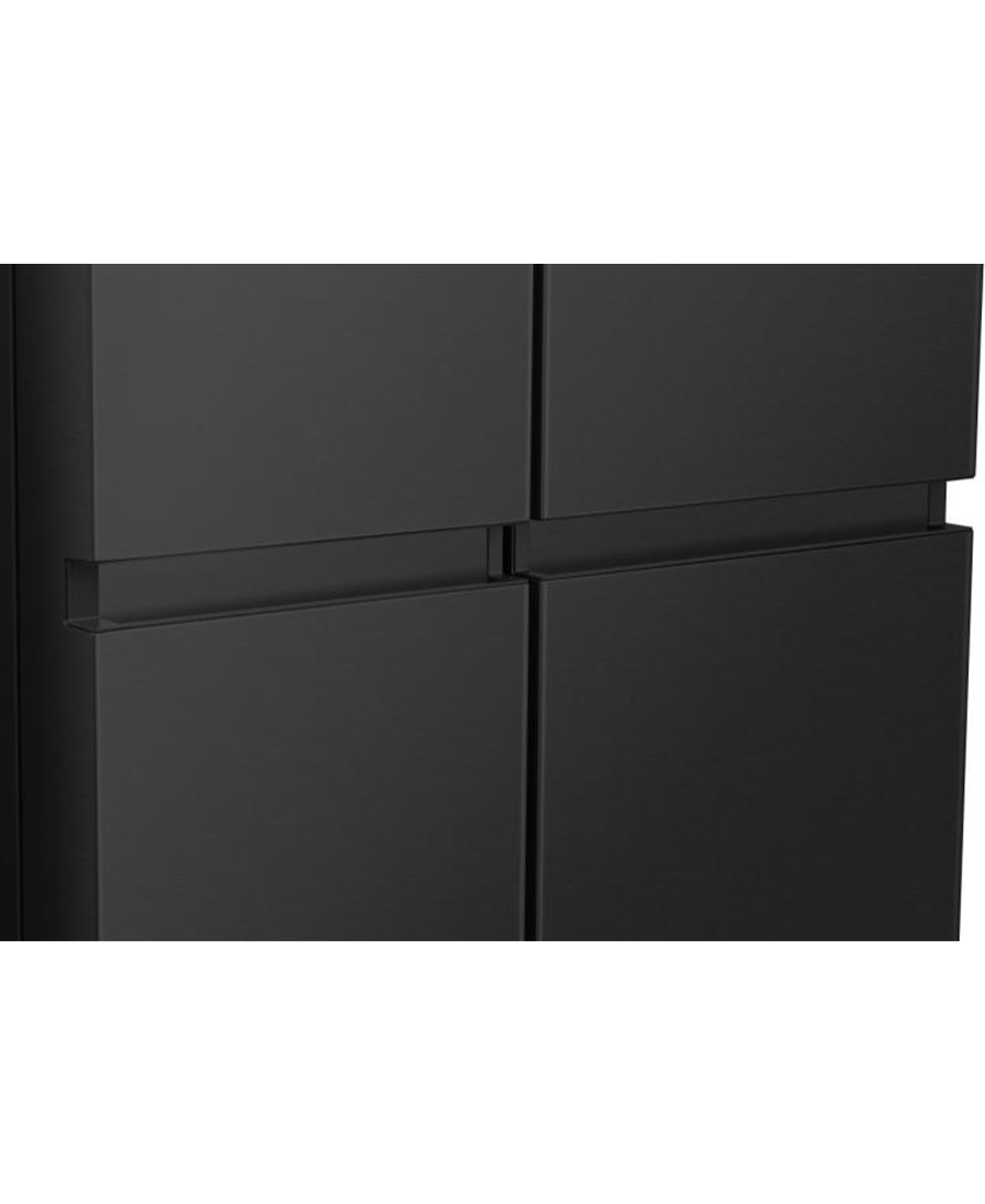 Hisense Pureflat Smart American Fridge Freezer | Black Stainless Steel - RS840N4WFE Redmond Electric Gorey