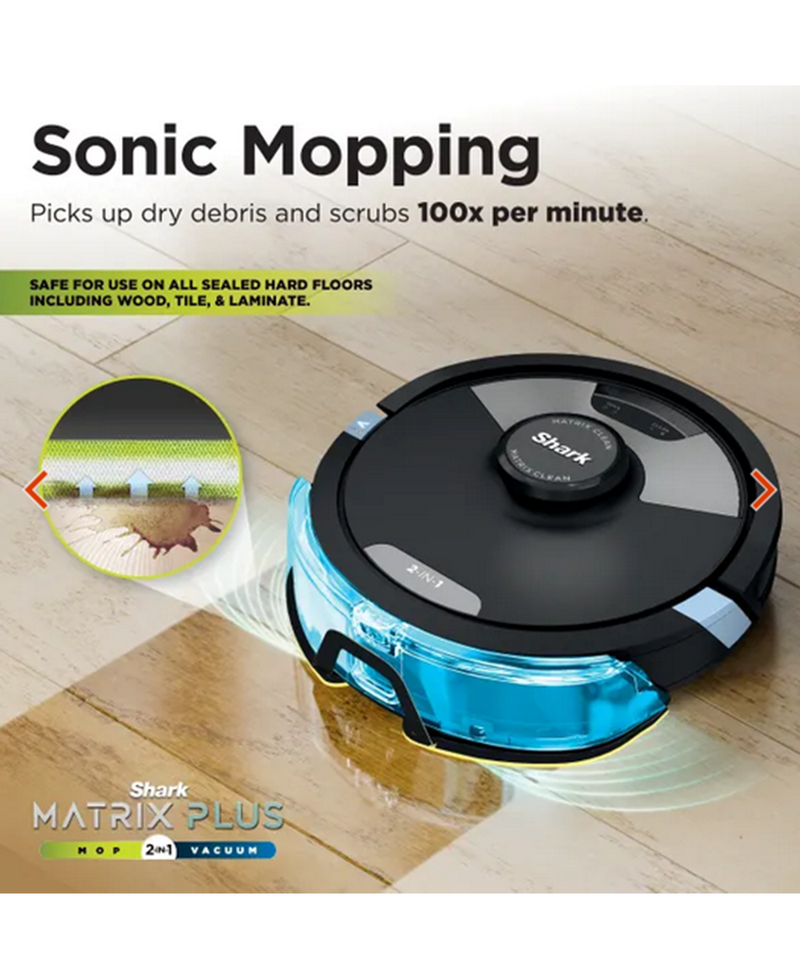 Shark Matrix Plus 2-in-1 Self-Empty Robot Vacuum & Mop RV2620WAUK Redmond Electric Gorey 