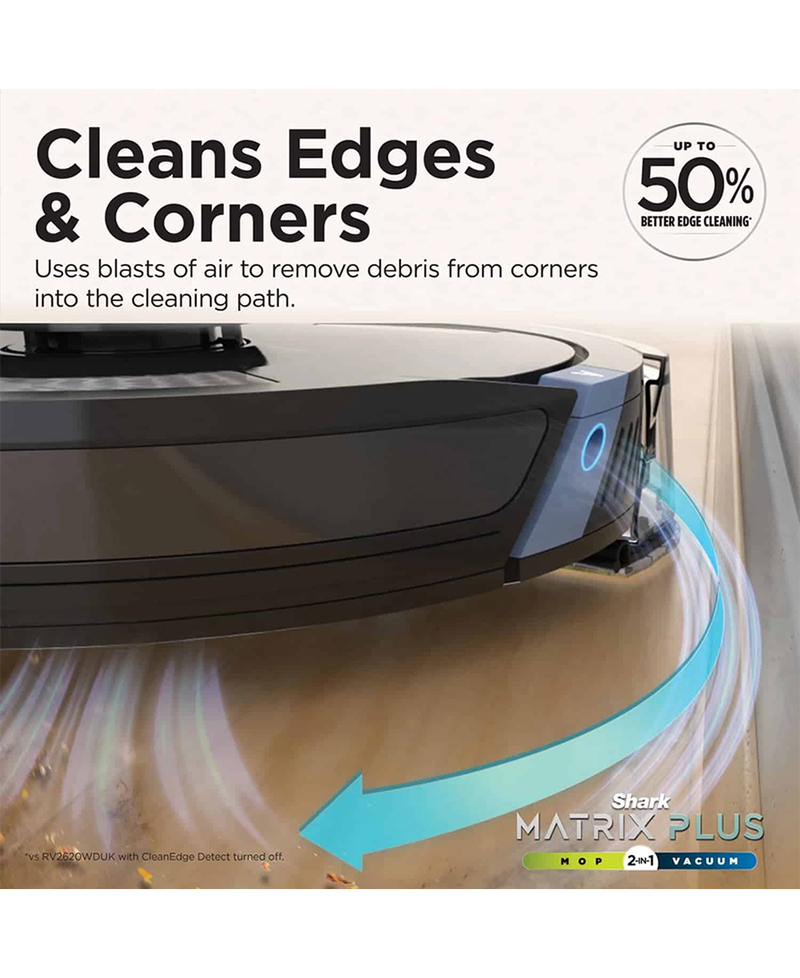 Shark Matrix Plus 2-in-1 Robot Vacuum & Mop RV2620WDUK Redmond Electric Gorey