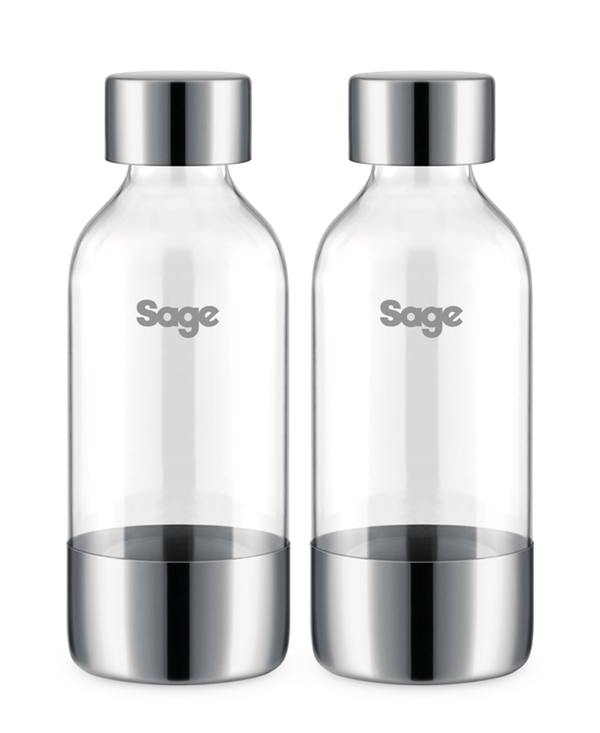 Sage the InFizz Bottles 0.6L (2 Pack) - Compatible Fusion Carbonator (BCA800) Redmond Electric Gorey