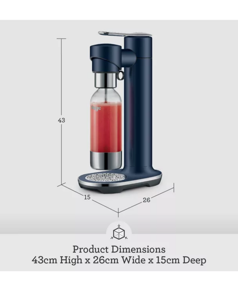 Sage the InFizz™ Fusion Carbonator | Damson Blue SCA800DBL0ZUK1 Redmond Electric Gorey
