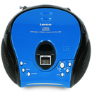 SCD-24 Portable CD Player with FM Radio Blue/Black