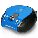 SCD-24 Portable CD Player with FM Radio Blue/Black