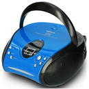 SCD-24 Portable CD Player with FM Radio Blue/Black