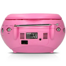 SCD-24 Portable CD Player with FM Radio Pink