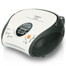 SCD-24 Portable CD Player with FM Radio White