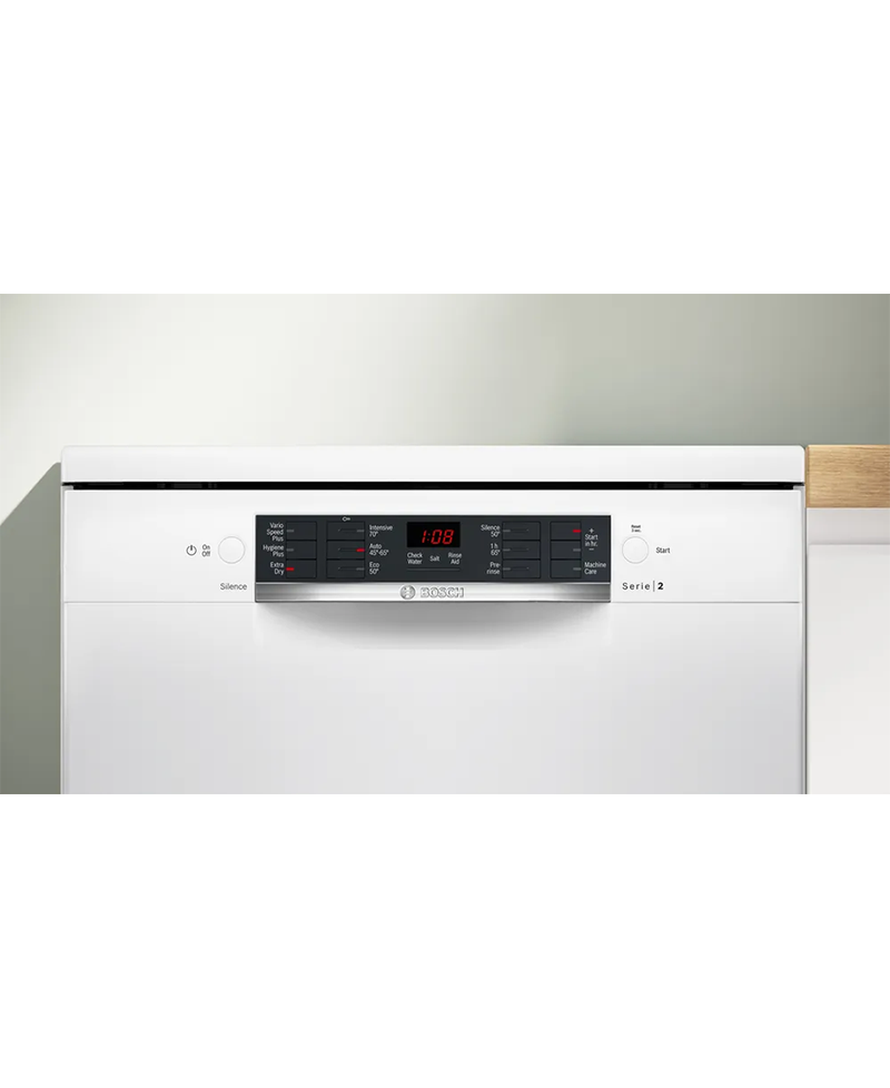 Bosch Series 2, 12 Place Dishwasher with ExtraDry | White Redmond Electric Gorey - SMS26AW08G