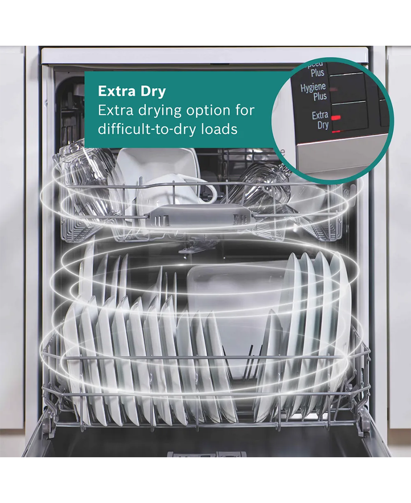 Bosch Series 2, 12 Place Dishwasher with ExtraDry | White Redmond Electric Gorey - SMS26AW08G