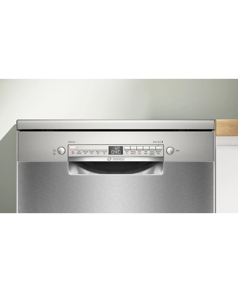 Bosch Series 2, 14 Place Dishwasher with VarioDrawer| Brushed Steel SMS2HVI67G Redmond Electric Gorey