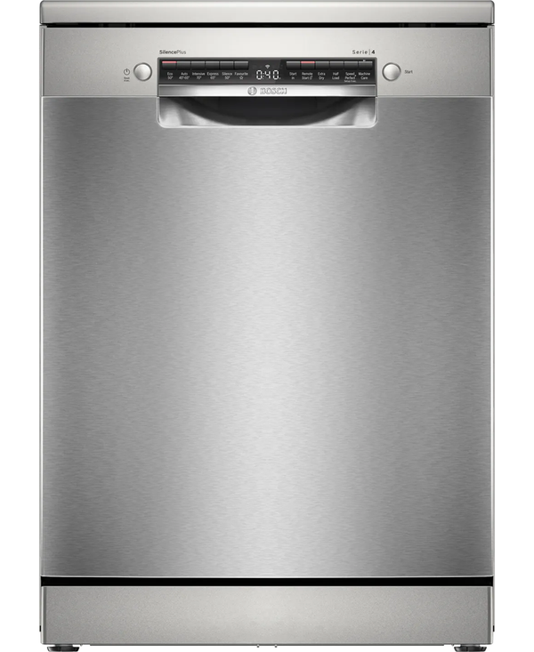 Bosch Series 4, 13 Place Dishwasher with ExtraDry | Brushed Steel Redmond Electric Gorey - SMS4EKI06G