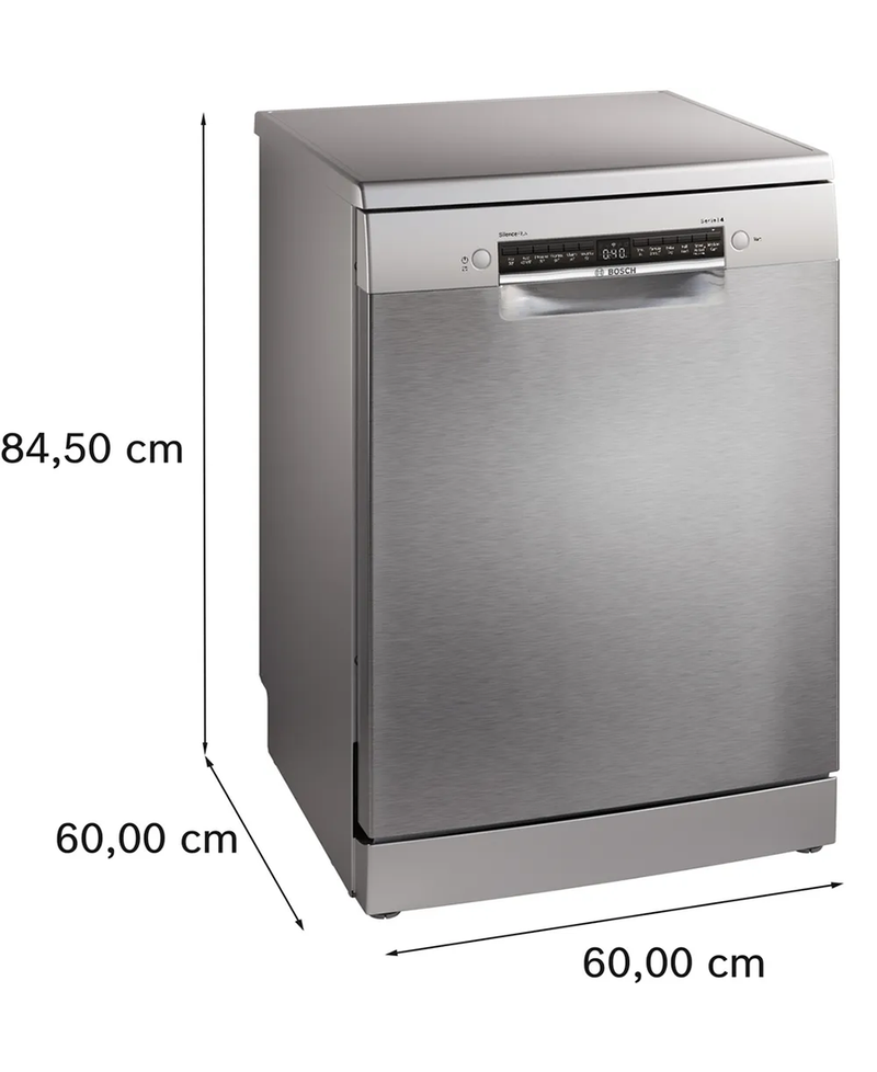 Bosch Series 4, 13 Place Dishwasher with ExtraDry | Brushed Steel Redmond Electric Gorey - SMS4EKI06G