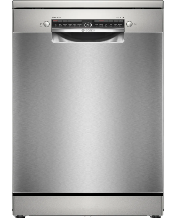 Bosch Series 4, 14 Place Dishwasher with VarioFlex-Baskets | Brushed Steel Redmond Electric Gorey SMS4EMI06G