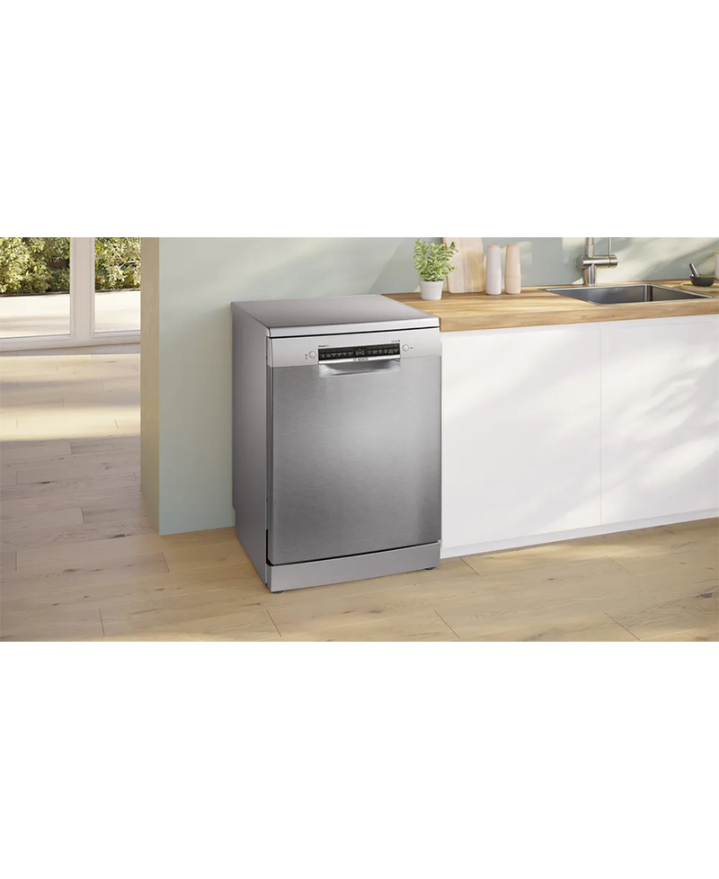 Bosch Series 4, 14 Place Dishwasher with VarioFlex-Baskets | Brushed Steel Redmond Electric Gorey SMS4EMI06G