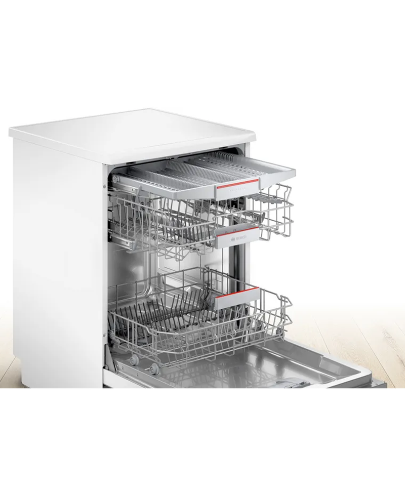 Bosch Series 4, 14 Place Dishwasher with VarioFlex-baskets & VarioDrawer | White SMS4HMW00G Redmond Electric Gorey