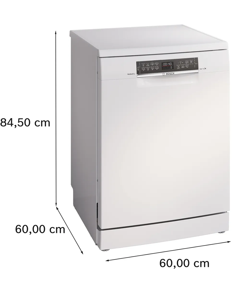 Bosch Series 6, 14 Place Dishwasher with Zeolith Drying and VarioDrawer | White Redmond Electric Gorey SMS6TCW01G