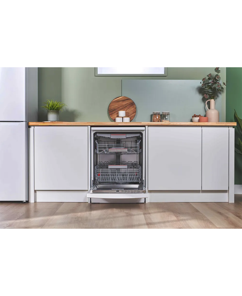 Bosch Series 6, 14 Place Dishwasher with Zeolith Drying and VarioDrawer | White Redmond Electric Gorey SMS6TCW01G