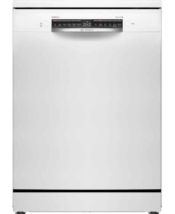 Bosch Series 6, 14 Place Dishwasher with Zeolith Drying + VarioDrawer | White Redmond Electric Gorey - SMS6ZCW10G