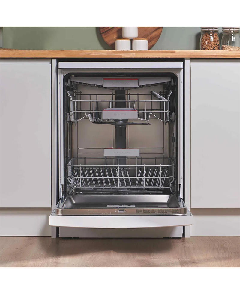 Bosch Series 6, 14 Place Dishwasher with Zeolith Drying + VarioDrawer | White Redmond Electric Gorey - SMS6ZCW10G