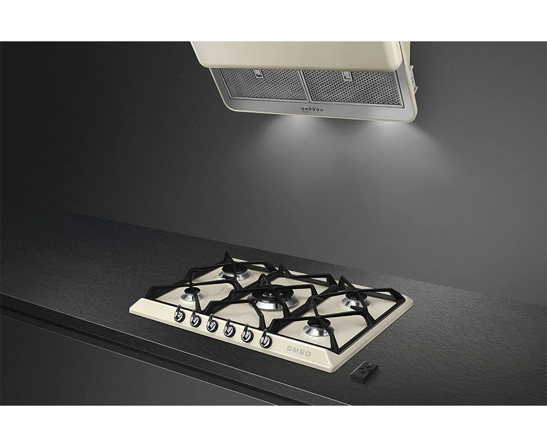 Smeg 70cm Victoria Aesthetic Built-in Gas Hob | SR975PGH | Cream Redmond Electric Gorey
