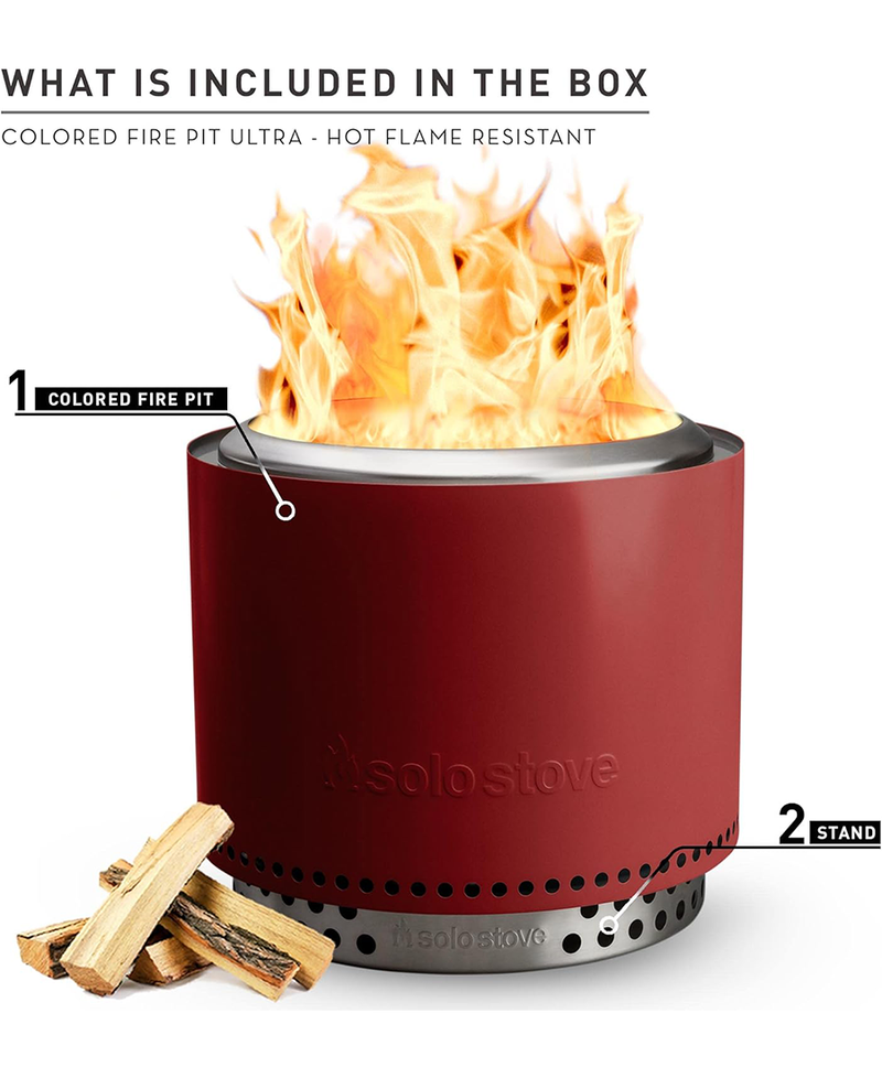 Solo Stove Bonfire 2.0 Smokeless Firepit | Mulberry SSBON-SD2.0-MULBERRY Redmond Electric Gorey