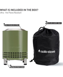 Solo Stove Mesa XL Tabletop Fire Pit with Stand | Deep Olive Redmond Electric Gorey