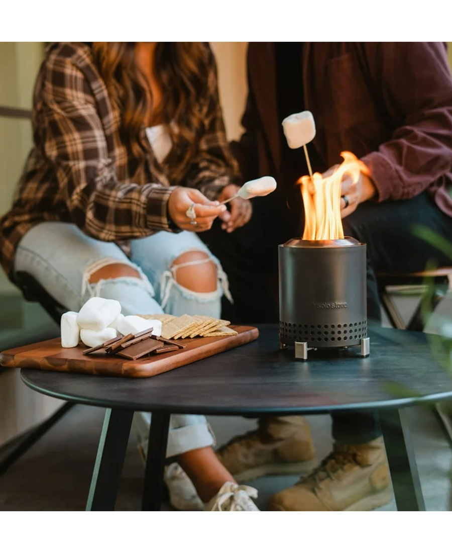 Solo Stove Mesa XL Tabletop Fire Pit with Stand | Deep Olive Redmond Electric Gorey