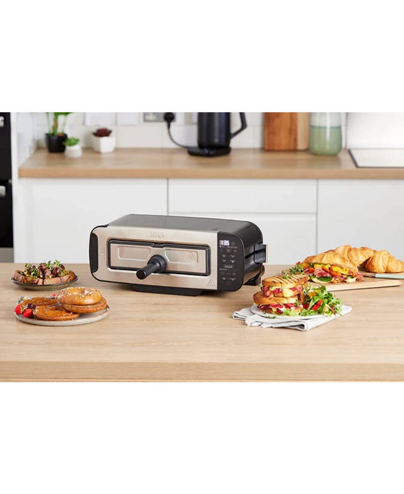 Ninja Foodi 3-in-1 Toaster, Grill & Panini Press | Black ST200UK Redmond Electric Gorey