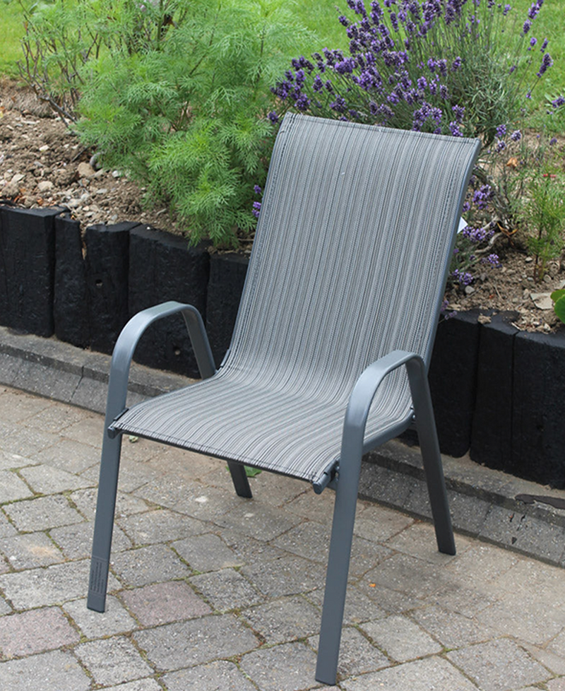 Textiline Stacking Chair | Grey STCHDG340 Redmond Electric Gorey