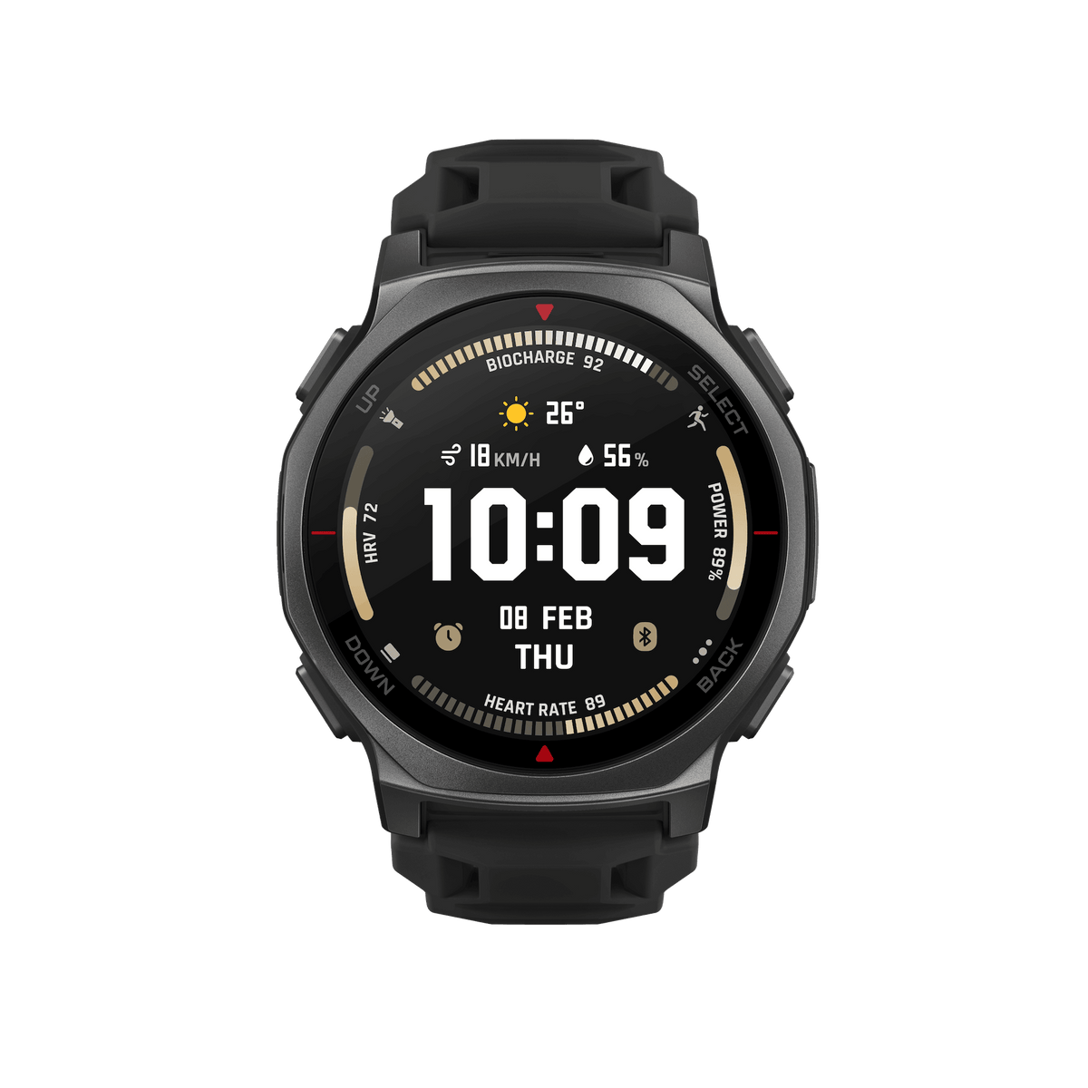 Amazfit T-Rex 3 Pro 44mm Smartwatch, Tactical Black 146-W2548GL5N