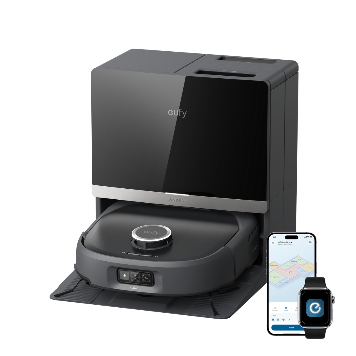 Anker E35 Omni Robot Vacuum & Mop with 35,000Pa Suction