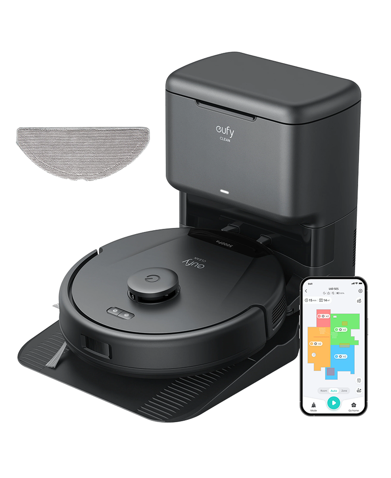 Eufy L60 Hybrid Robot Vacuum with Mop Pad & Self Empty Station T2278V11 Redmond Electric Gorey