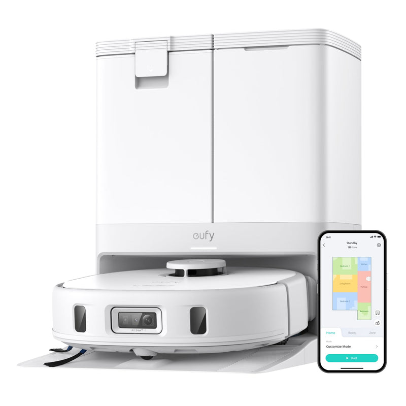 Eufy X10 Pro Omni Robot Vacuum with Self-Empty Station Ultimate Bundle | White - T2351221 Redmond Electric Gorey
