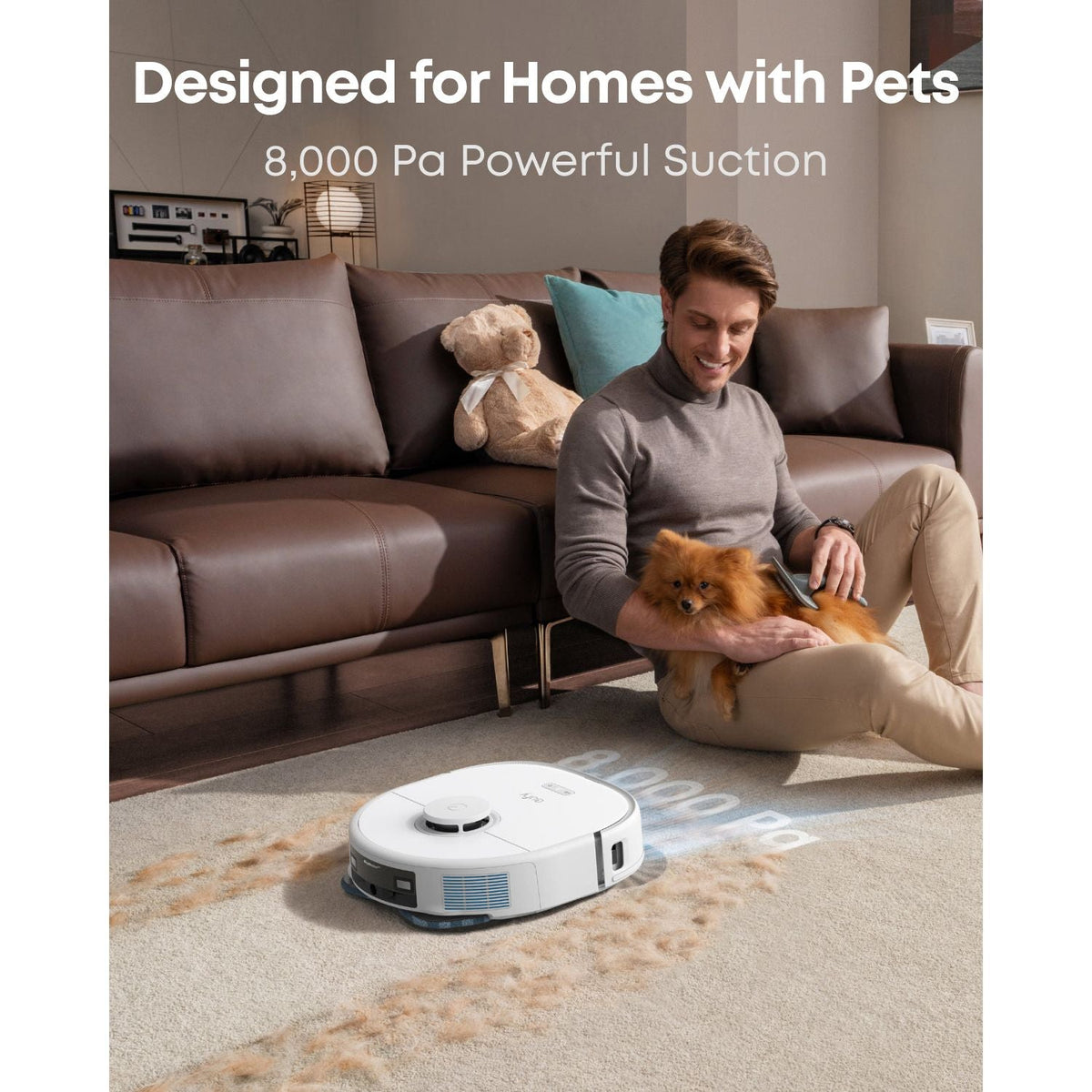 Eufy X10 Pro Omni Robot Vacuum with Self-Empty Station Ultimate Bundle | White - T2351221 Redmond Electric Gorey