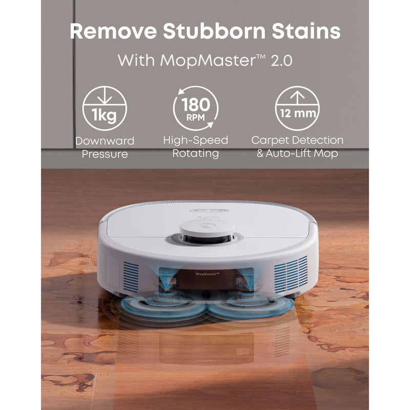 Eufy X10 Pro Omni Robot Vacuum with Self-Empty Station Ultimate Bundle | White - T2351221 Redmond Electric Gorey