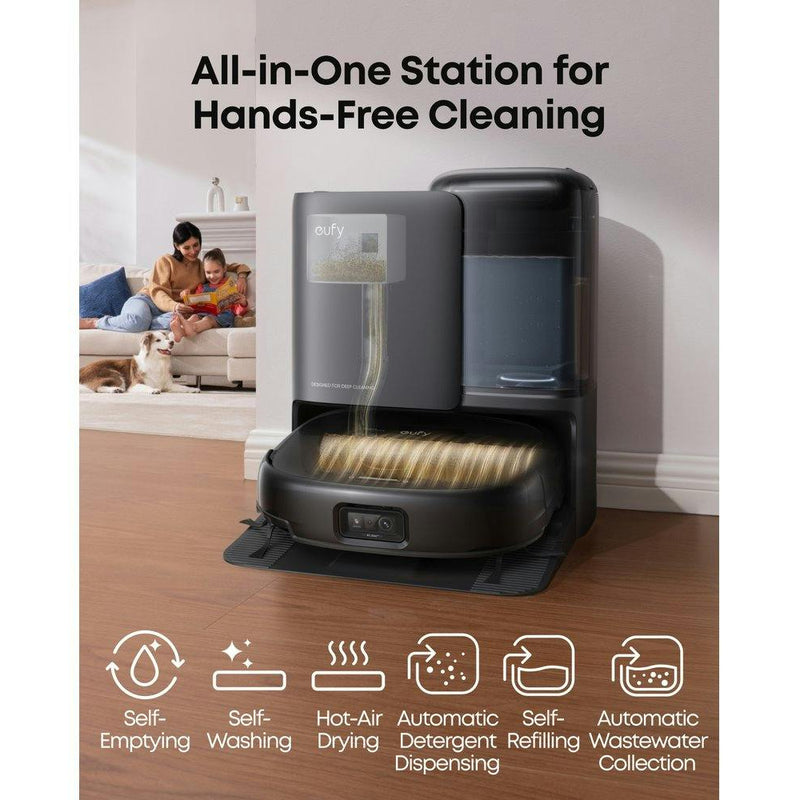 Eufy Omni E25 Robot Vacuum Cleaner with Self-Empty Station | Black - T2353V11 Redmond Electric Gorey